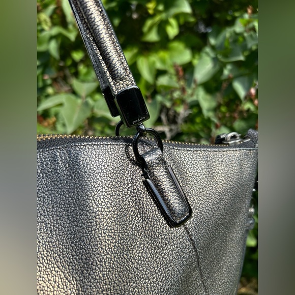COACH Kelsey Satchel Metallic Leather - Picture 11 of 15